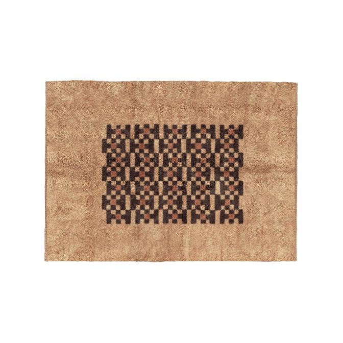 Lattice Knotted Rug