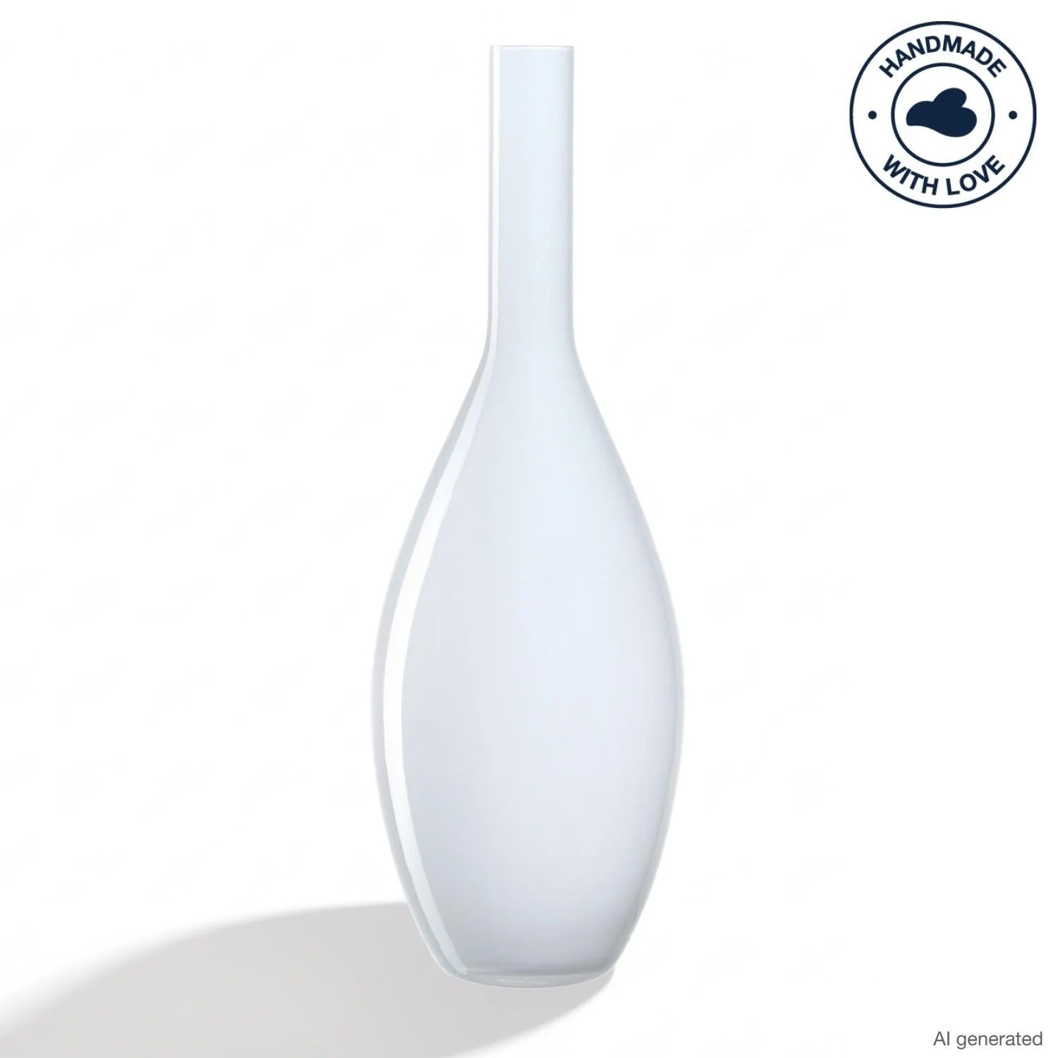 Image of Vase BEAUTY 50 cm weiß