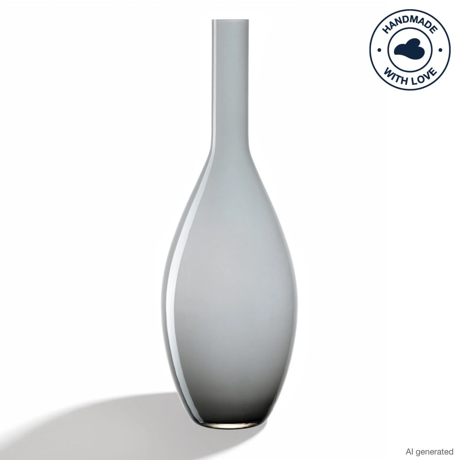 Image of Vase BEAUTY 50 cm grau