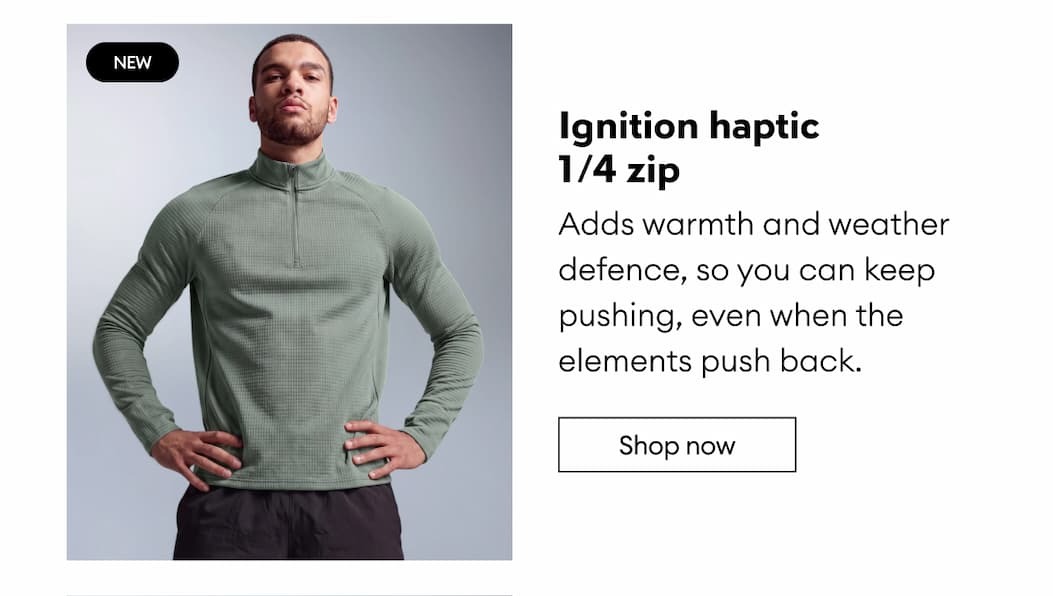 Ignition haptic 1/4 zip | Shop now 