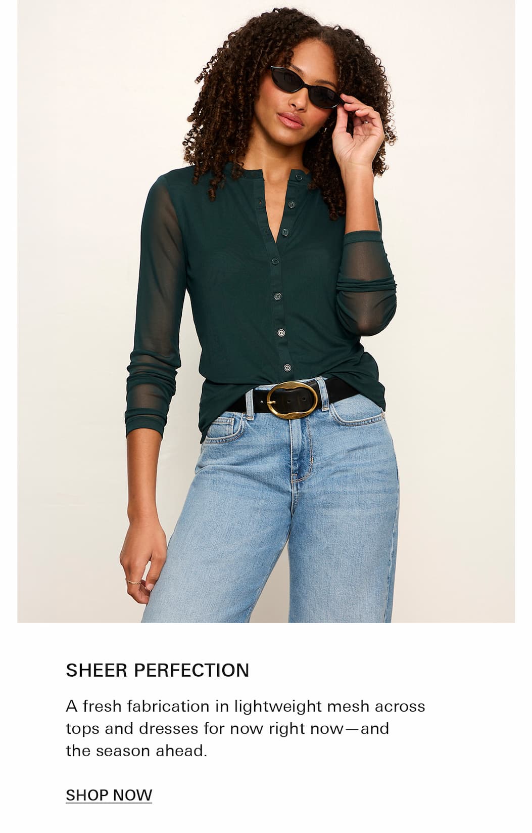 Bestselling Mesh Cardi Top in 3 new colors