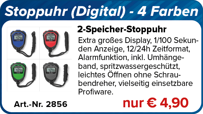 Stoppuhr (Digital) - 4 Farben