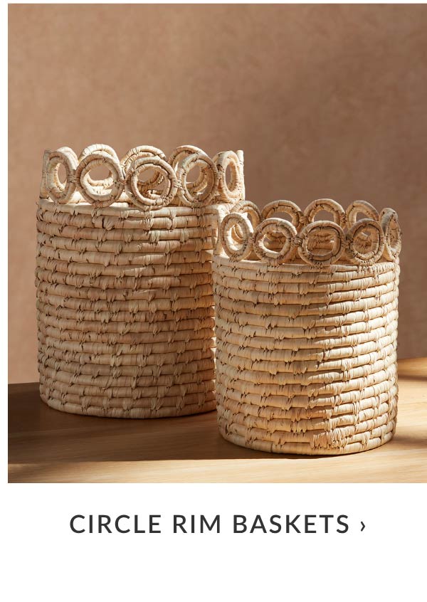 Circle Rim Baskets