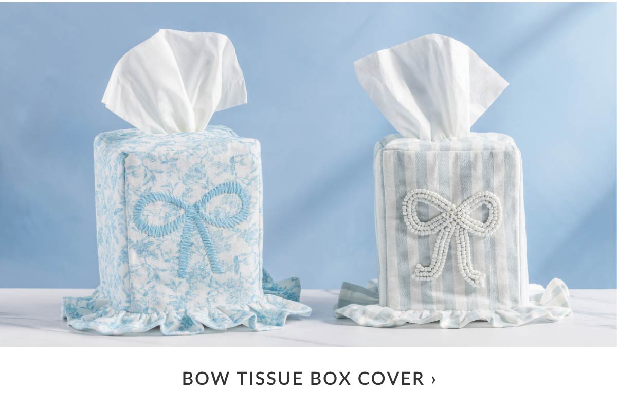 Bow Tissue Box Cover