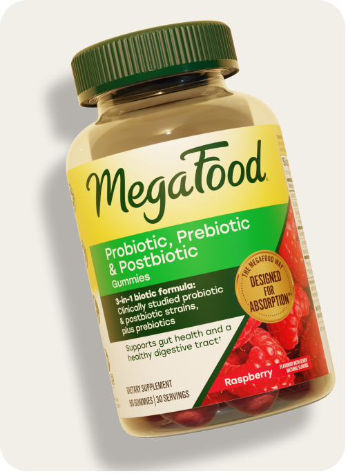 MegaFood Probiotic, Prebiotic & Postbiotic Gummies