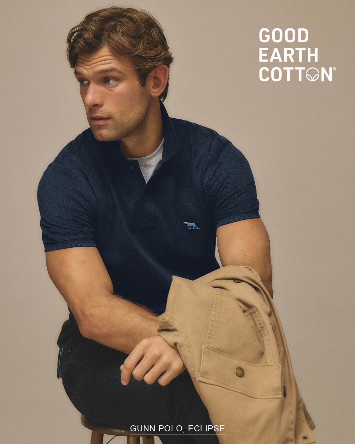 Shop The Gunn Sports Fit Polo, Eclipse online and instore at Rodd & Gunn