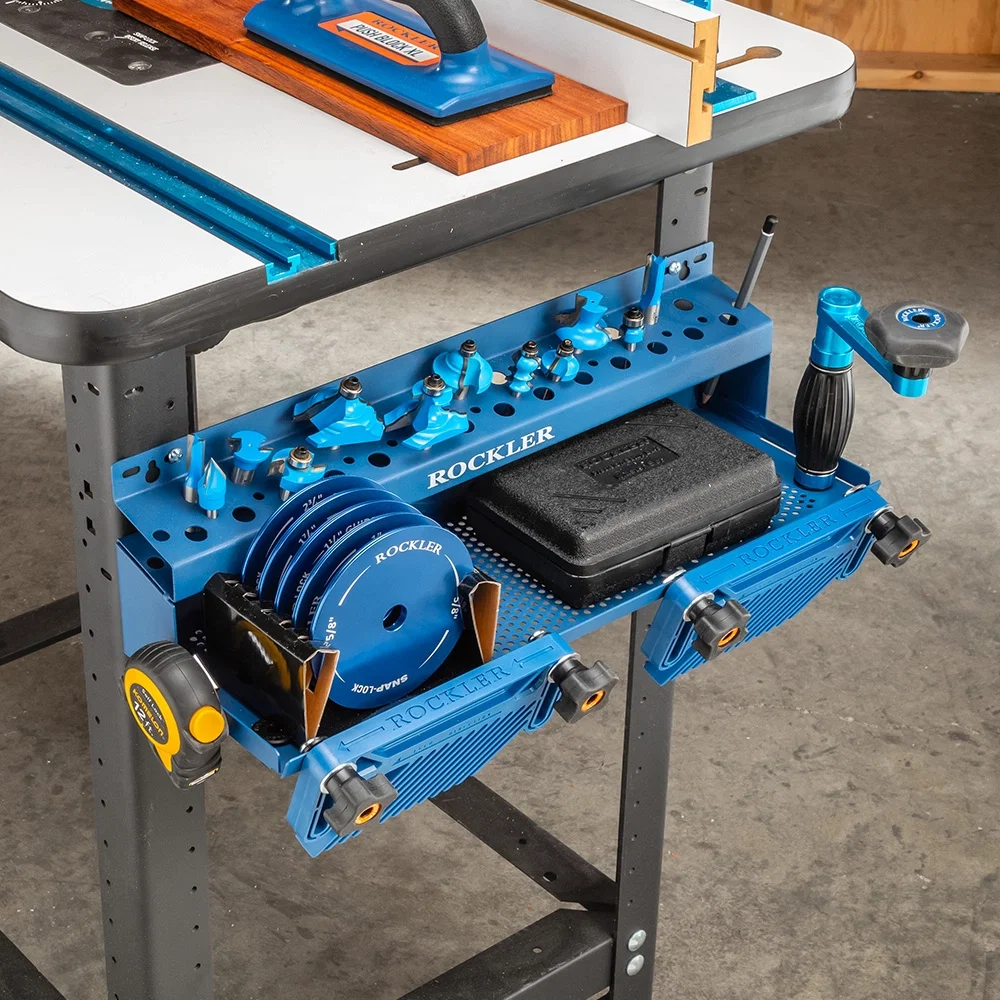 Rockler Router Bit and Accessory Storage Rack