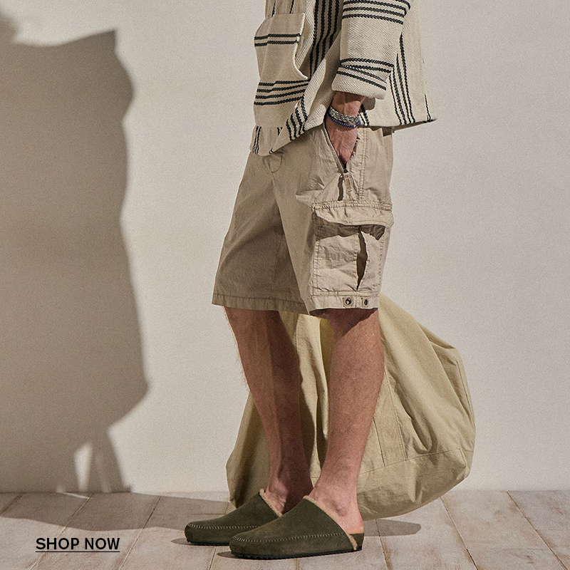 MEN'S PARACHUTE POPLIN CARGO SHORT