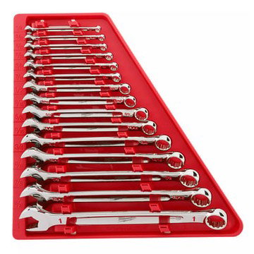 Milwaukee Combination Wrench Set, 15-Pc., SAE, Model# 48-22-9415