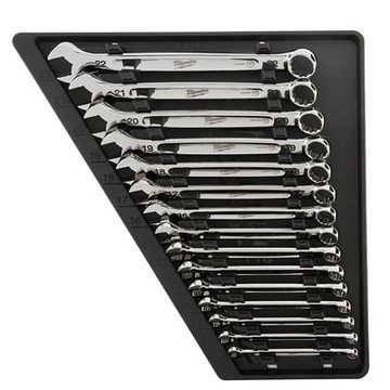 Milwaukee Combination Wrench Set, 15-Pc., Metric, Model# 48-22-9515