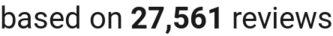 number of reviews