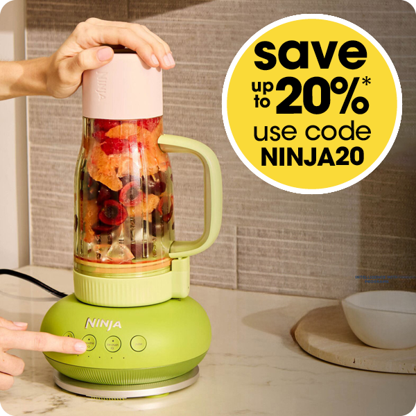 save up to 20% use code NINJA20