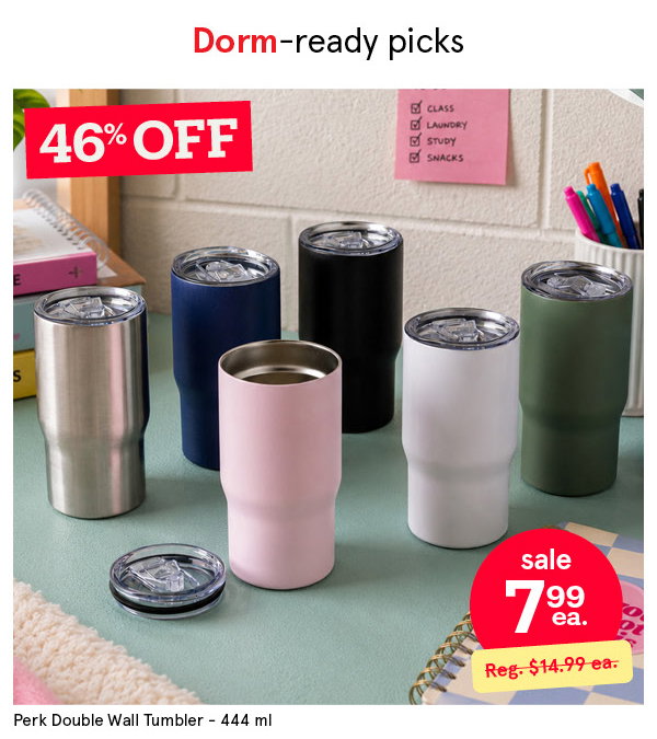 KSP PERK DOUBLE WALL TUMBLER 444 ML / 15 OZ. NAVY
