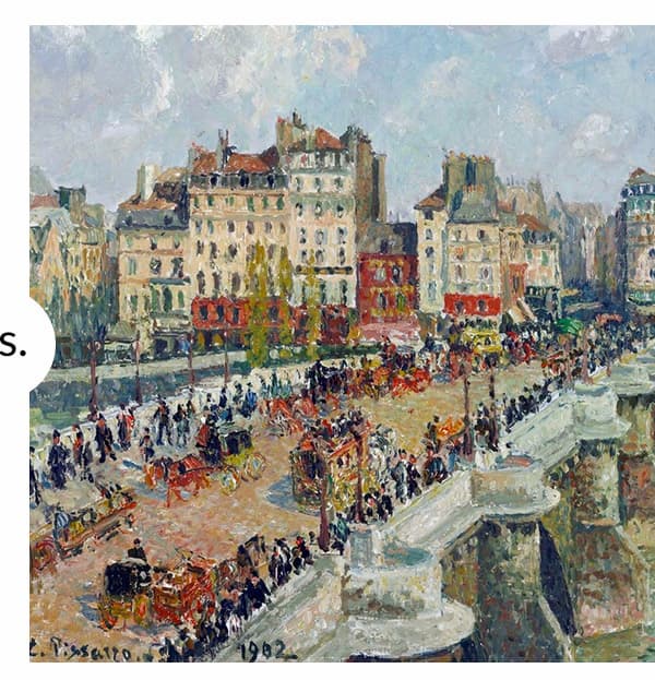 Impressionists used bright paints and natural light to demonstrate their impression of the subject, and not necessarily a faithful reproduction of the scene
