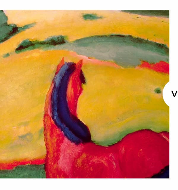 Expressionism uses clashing colors, sharp lines, and overstated brushstrokes