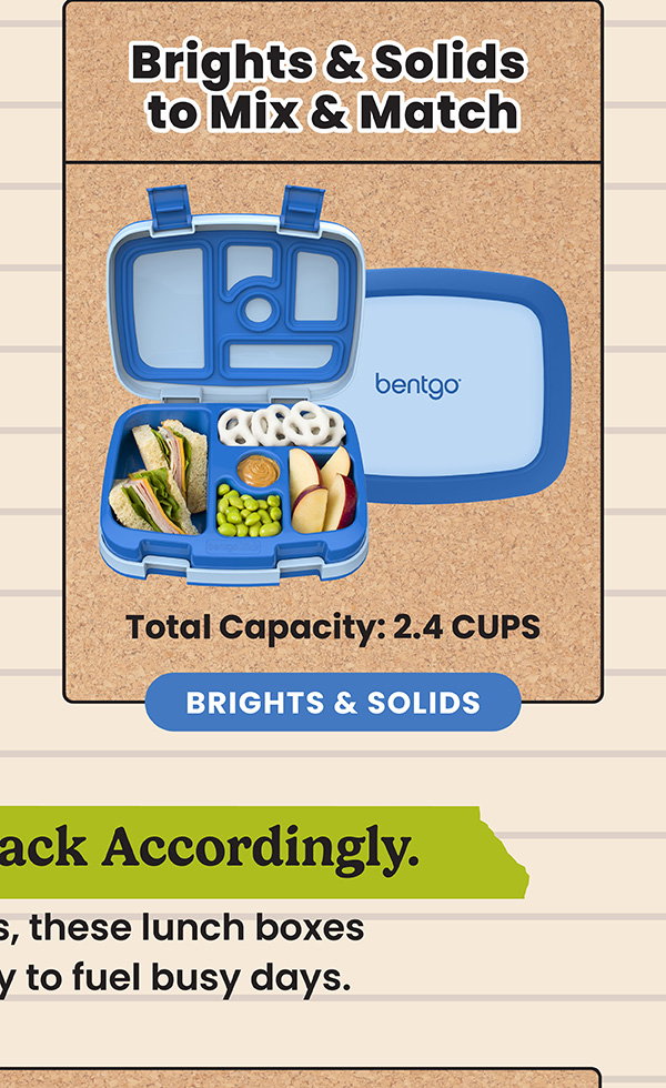 Brights & Solids To Mix & Match - Total Capacity: 2.4 Cups - 
