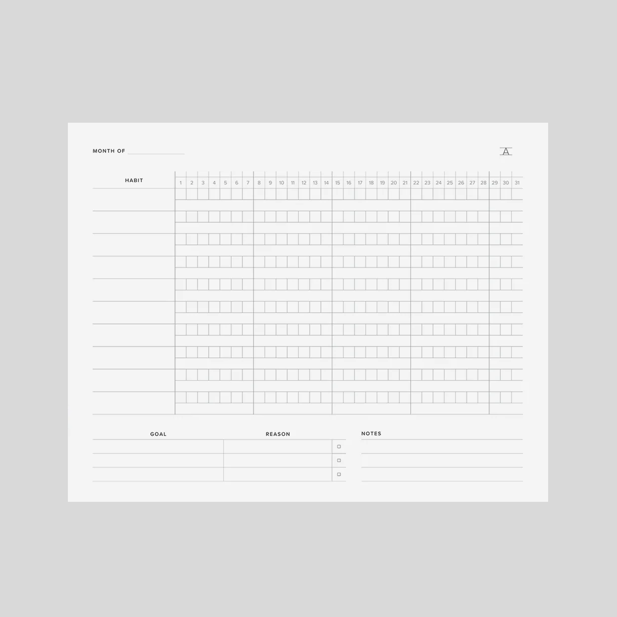habit tracker