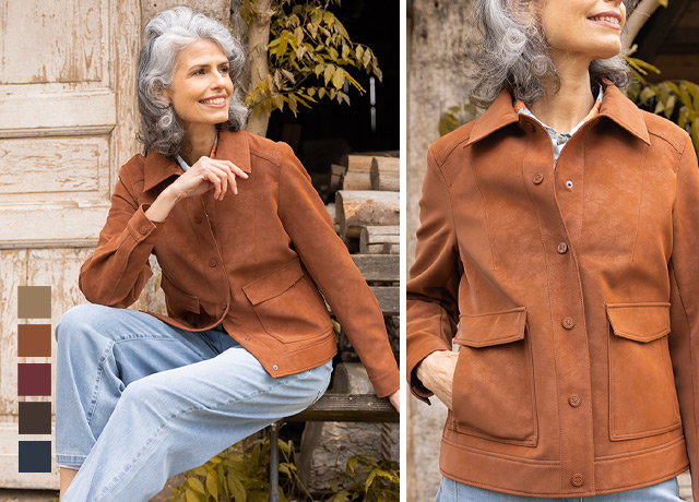 Tagesangebot 218800 DAWID by Dawid Tomaszweski Jacke in Nubuk-Optik