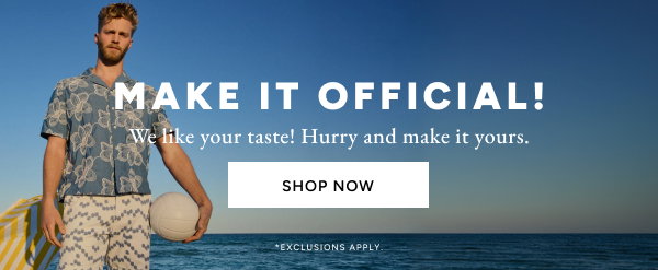 Like what you saw? We like your style. Now make them yours. Shop with 15% off. *Exclusions Apply.