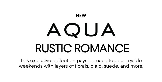 Aqua Rustic Romance