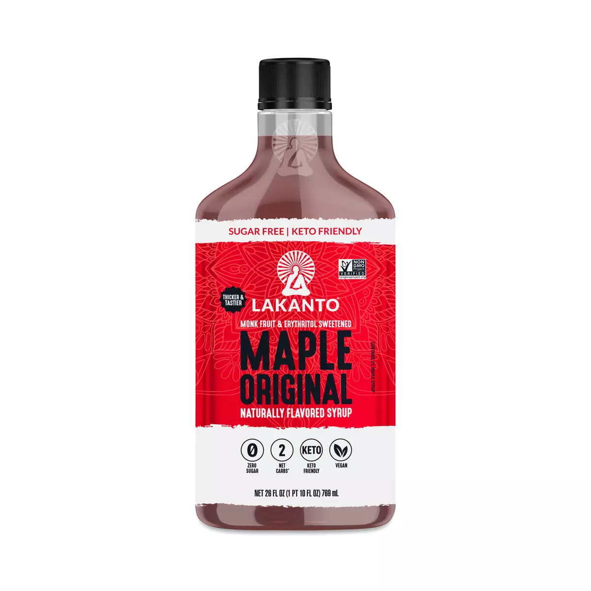 Maple Flavored Sugar-Free Monkfruit Syrup