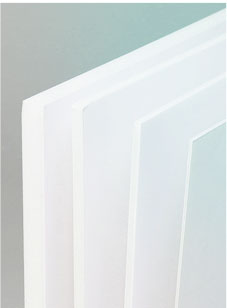 Lot de 4 cartons mousse 3 mm 2 faces de papier couché A3 - Airplac