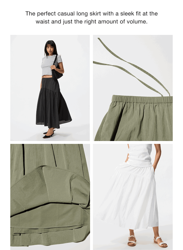 banner2nylon0gather0skirt