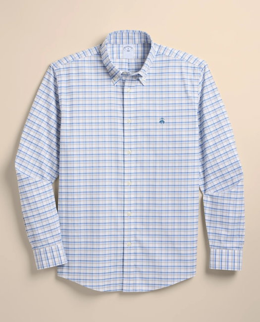 Image of Stretch Non-Iron Cotton-Oxford Polo