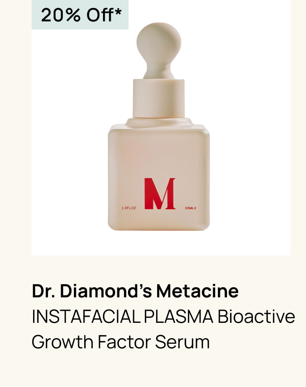 Dr. Diamond's Metacine INSTAFACIAL PLASMA Bioactive Growth Factor Serum (1 fl. Oz.)