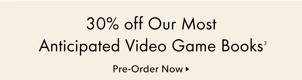 30% off Our Most Anticipated Video Game Books
