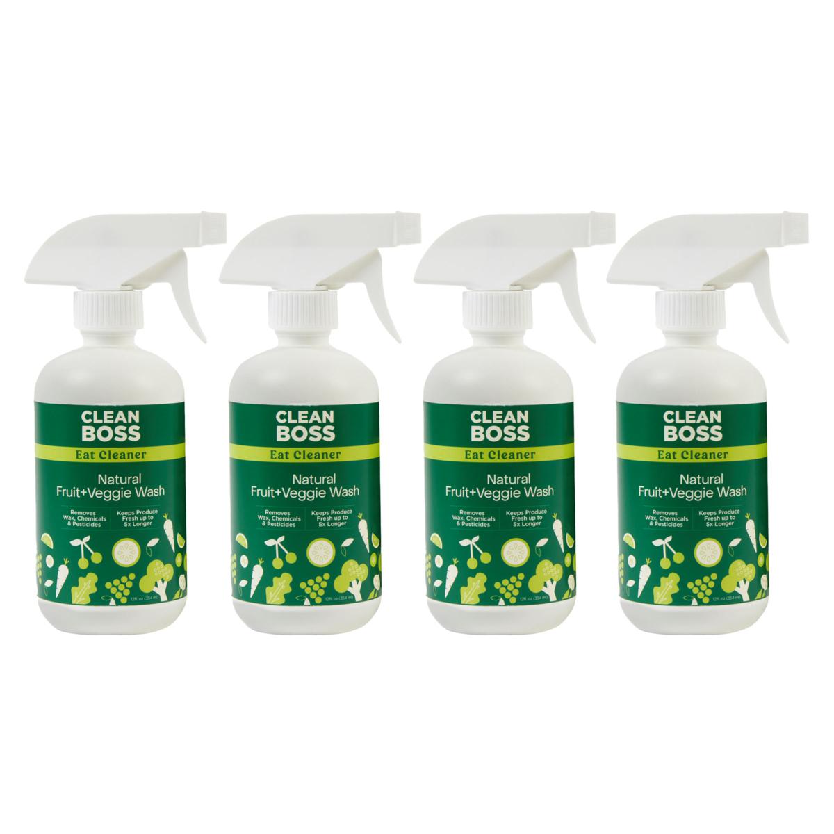 JOY Eat Cleaner 4-pack Natural Fruit & Veggie Wash & Life Extender