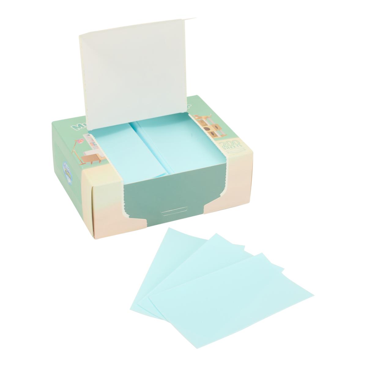 Clearly Clean Dissolvable Floor-Cleaning Soap Sheets - Set of 200