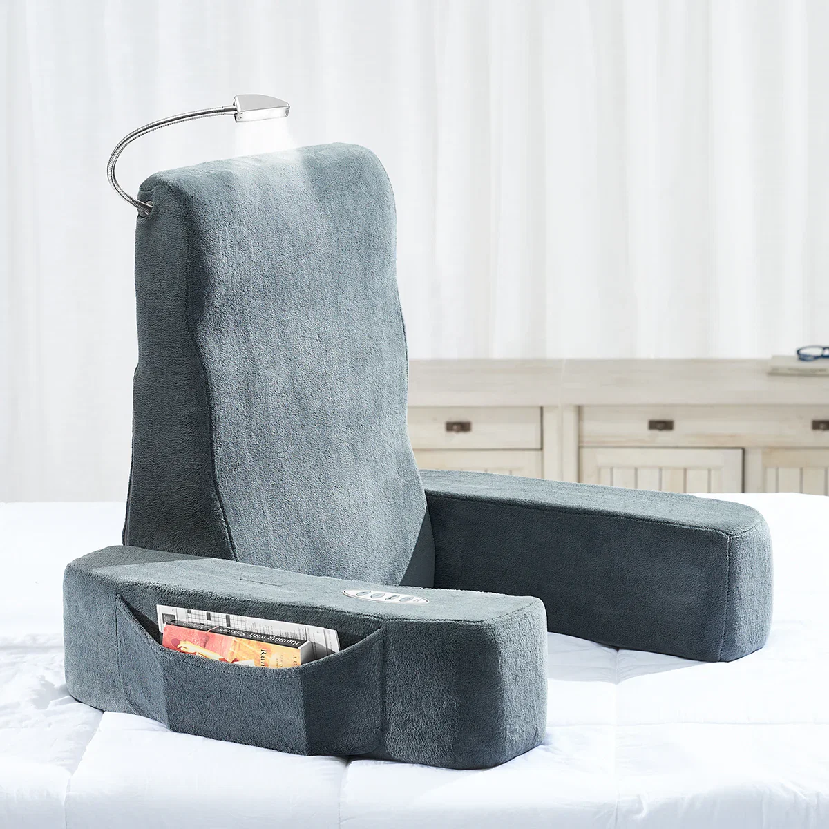 Image of Warming Backrest Massager by Sharper Image