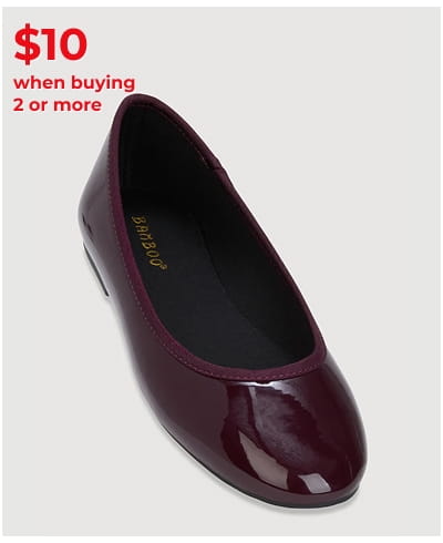 Shop Almond Toe Ballerina Flats