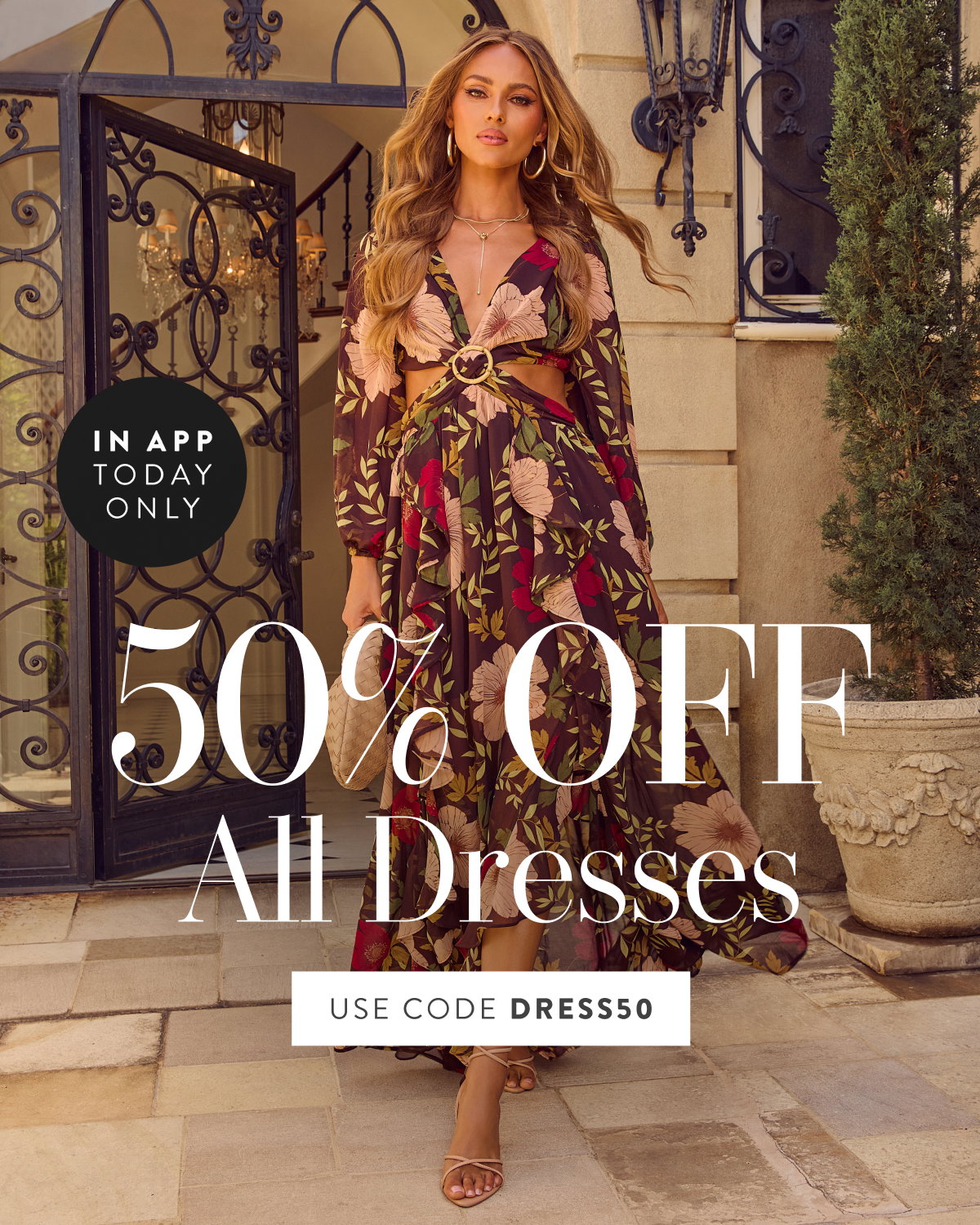 50% Off All Dresses with DRESS50