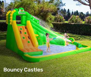 bouncy castles