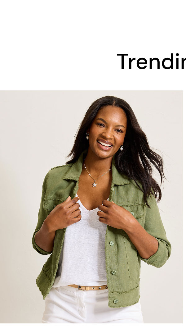 Two Palms Linen Raw-Edge Jacket