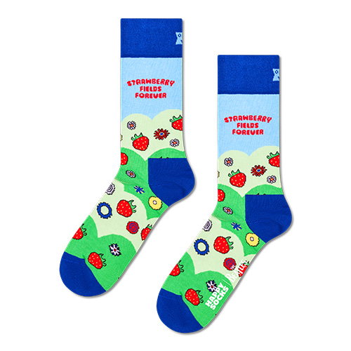 The Beatles Strawberry Fields Sock