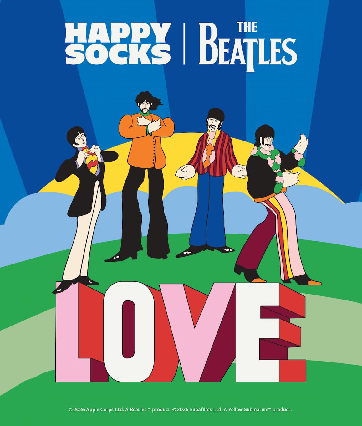 Happy Socks x The Beatles