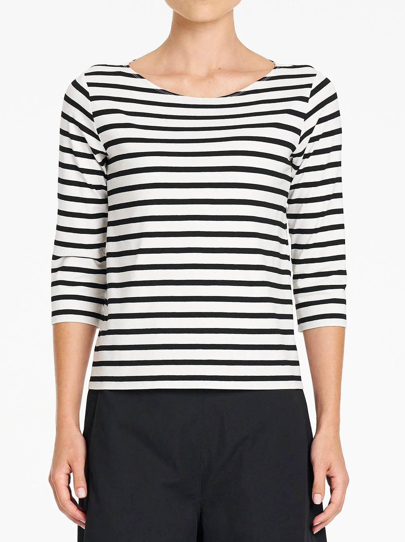 Image of RELAXED BOAT NECK