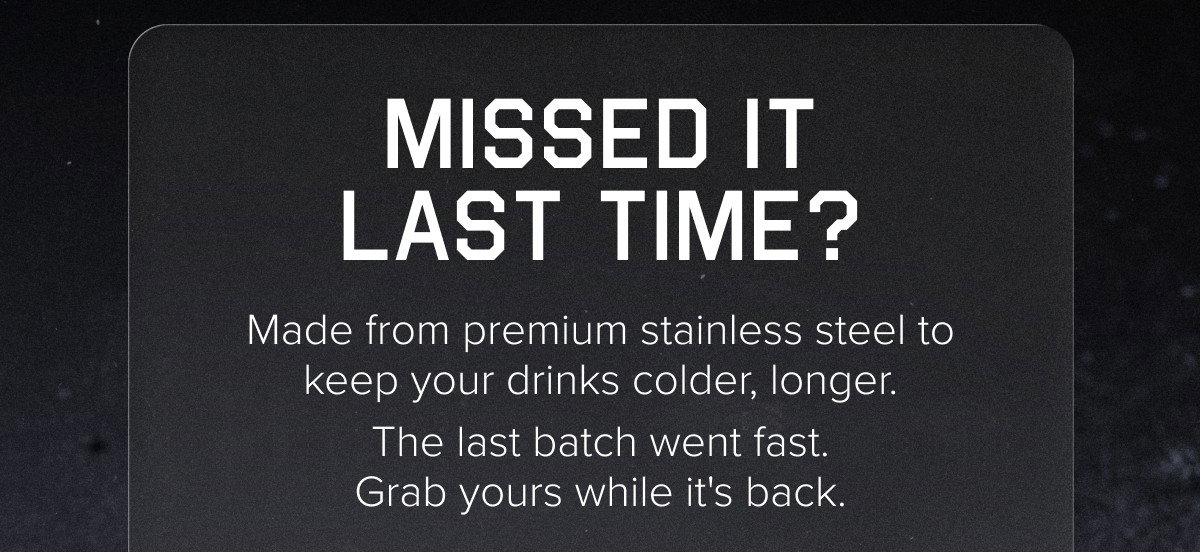MISSED IT LAST TIME?