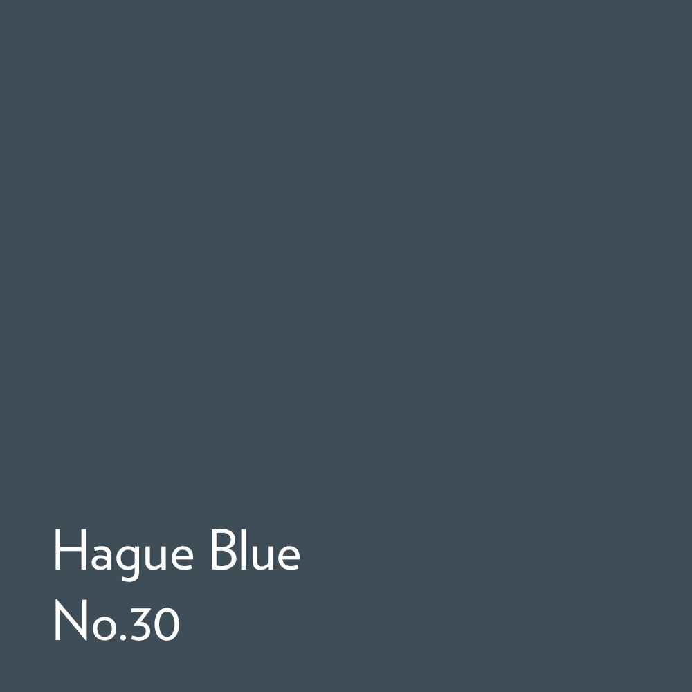 Square swatch of Hague Blue