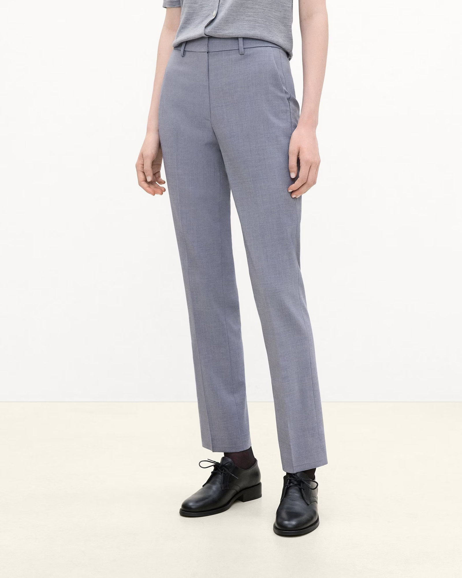 Marcee Trousers in Wool Gabardine