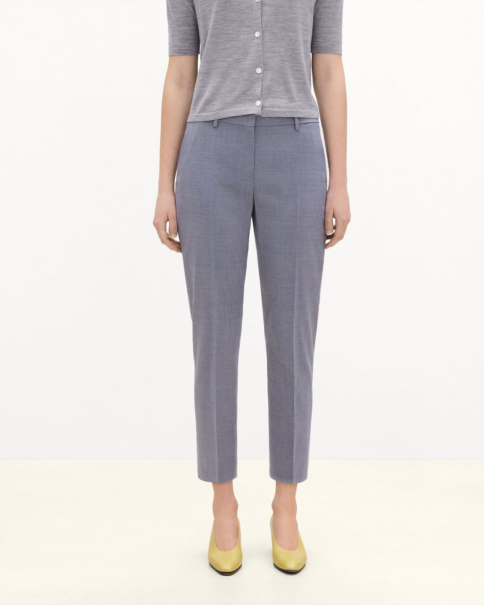 Treeca Trousers in Wool Gabardine