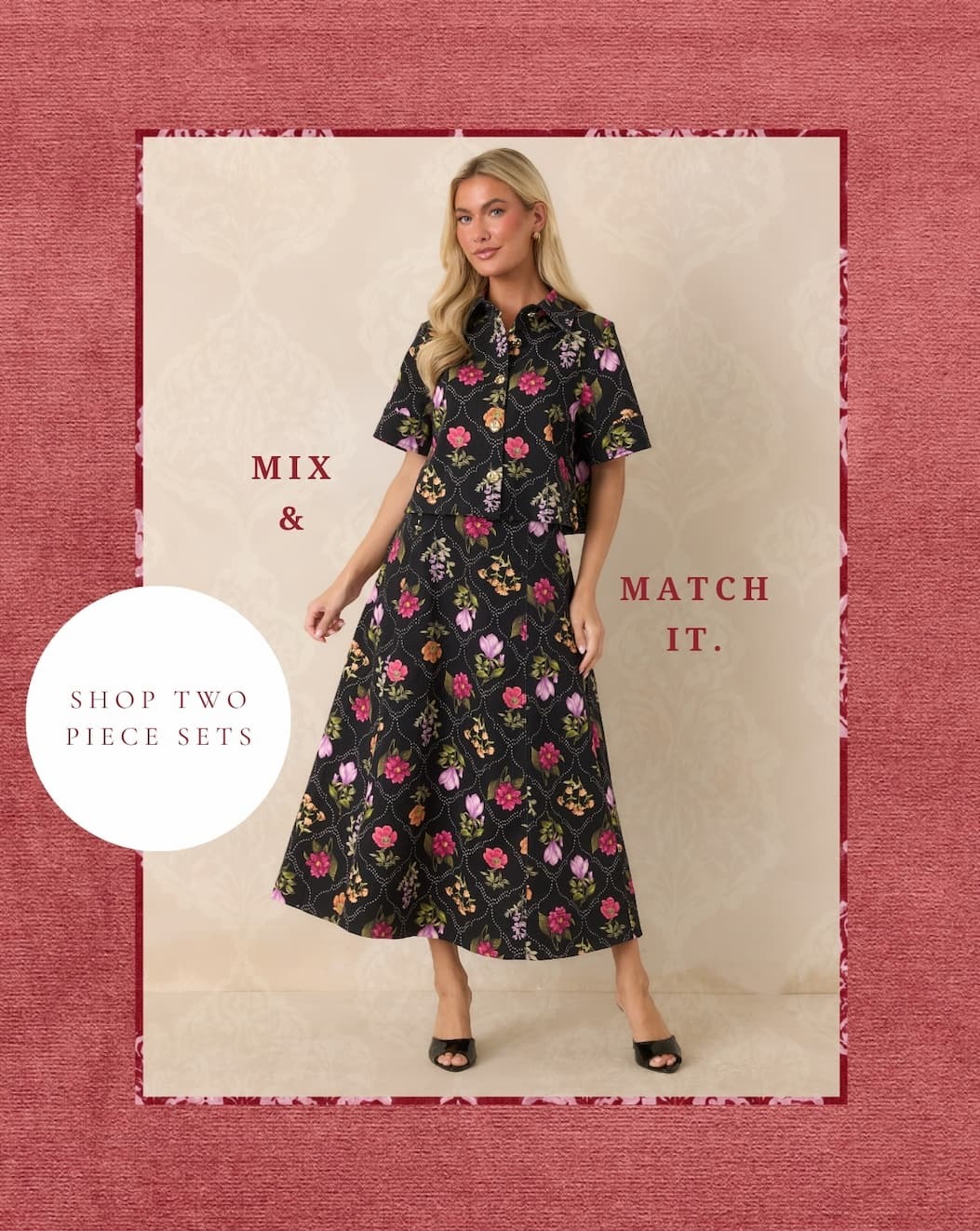 "Mix & Match It. Shop Two Piece Sets."