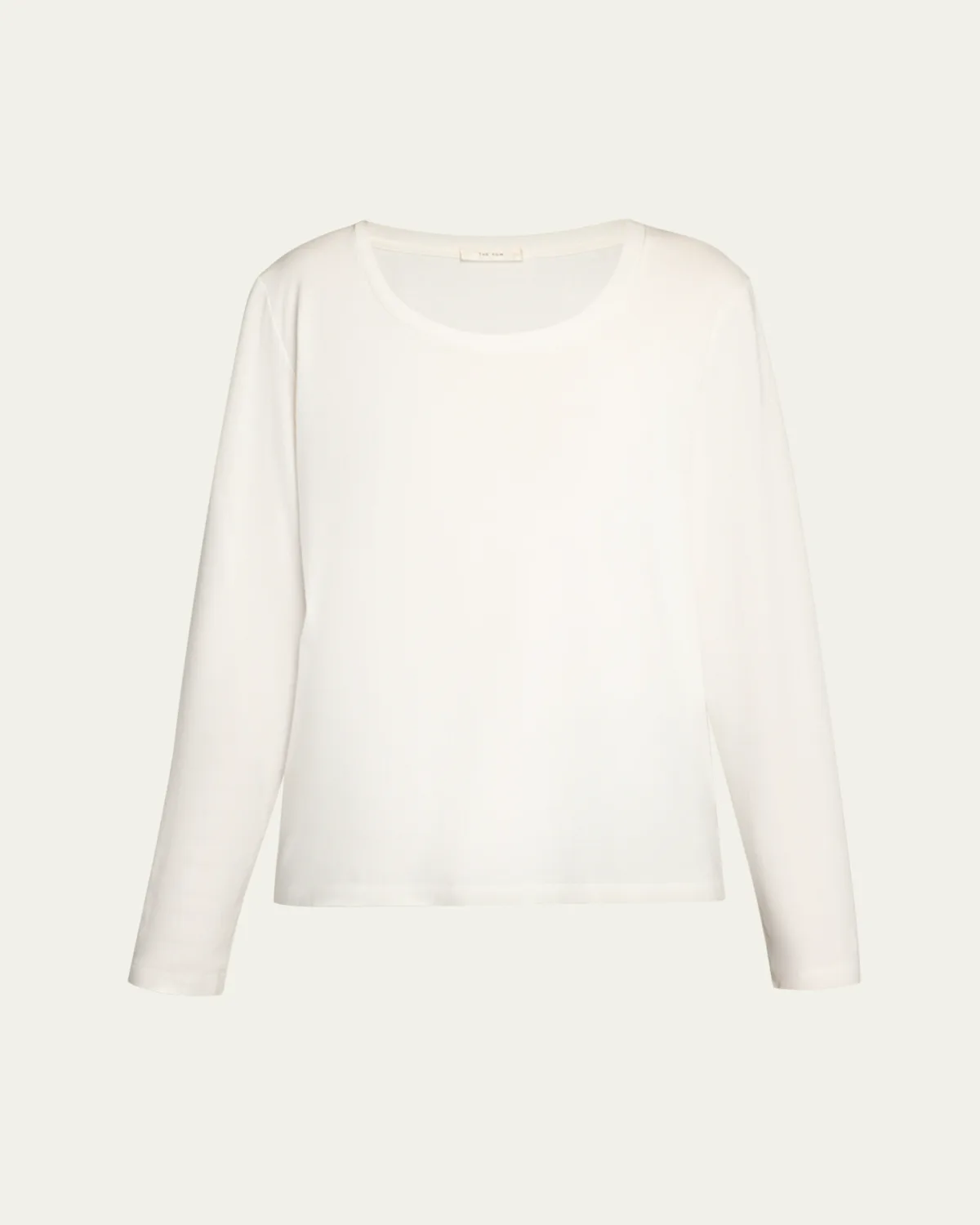 Kalto Scoop-Neck Cotton Jersey Long-Sleeve T-Shirt