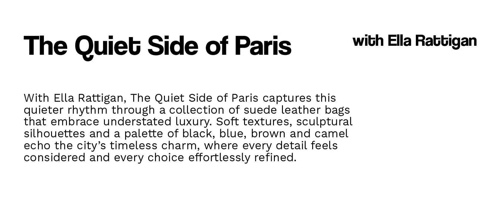 The quiet side of Paris 