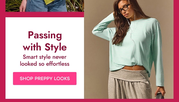 SHOP PREPPY LOOKS