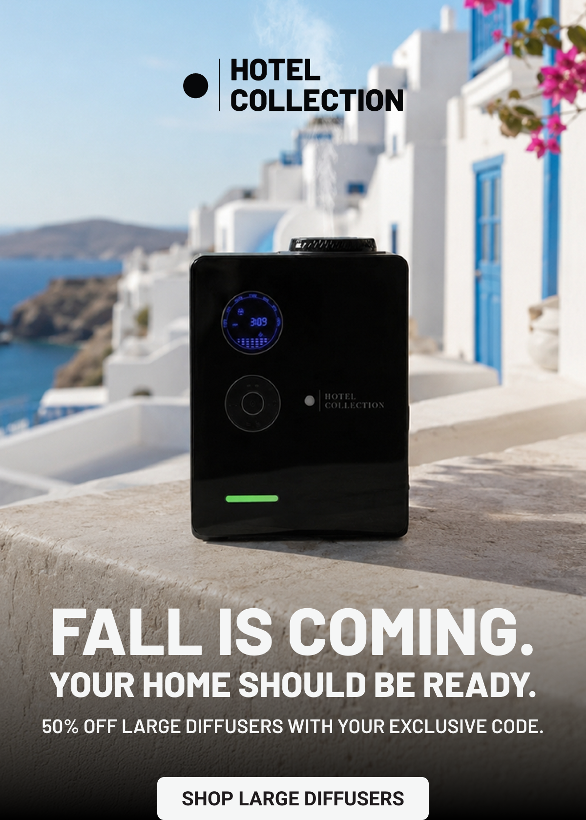 Hero fall diffuser CTA