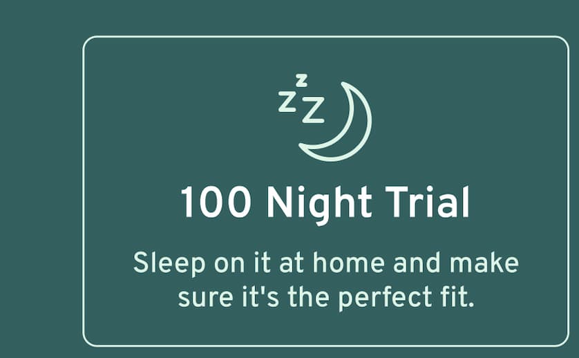 100 Night Mattress Sleep Trial